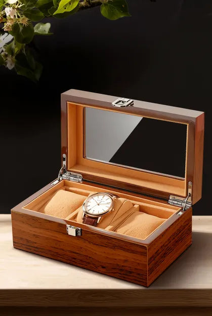 Boîte à Montres - Coffret Palissandre™ - 3 Montres