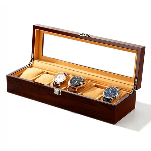 Boîte à Montres - Coffret Palissandre™ - 6 Montres