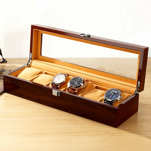 Boîte à Montres - Coffret Palissandre™ - 6 Montres